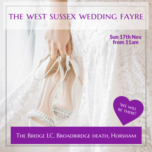 The West Sussex Wedding Fair Broadbridge Heath Sunday 17th November 2024